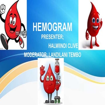 HEMOGRAM slides to help with health care