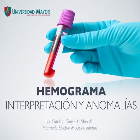 Hemograma interpretación y anomalías