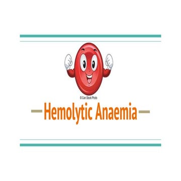 Hemolytic anaemia