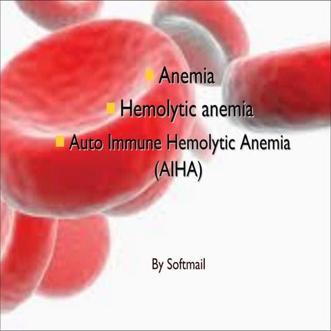 Hemolytic anemia