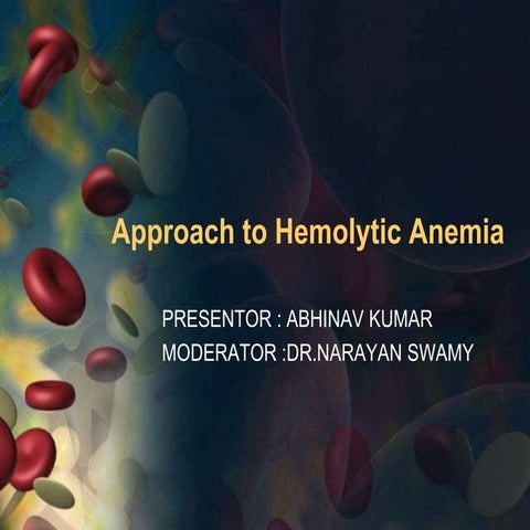Hemolytic anemia