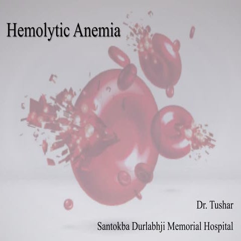 Hemolytic Anemia and it's Classificaiton