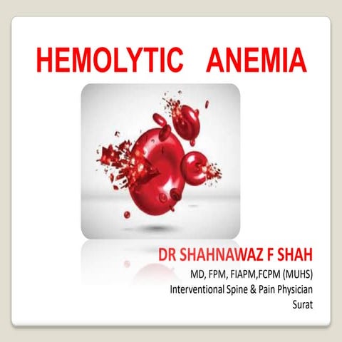 Hemolytic anemia
