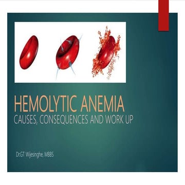 Hemolytic Anemia 
