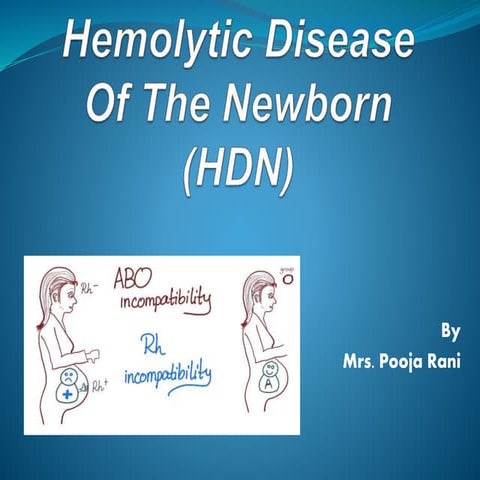 Hemolytic disease of newborn