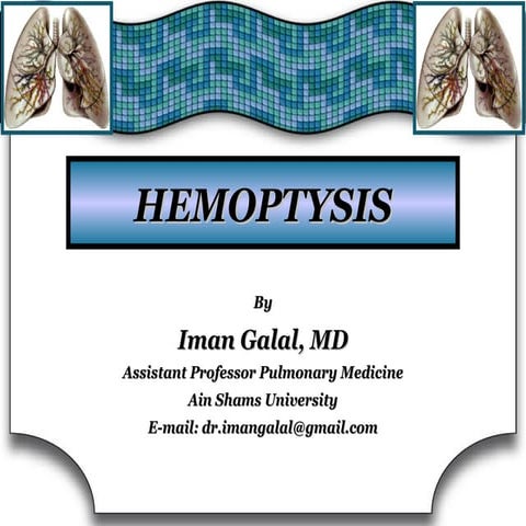 Hemoptysis