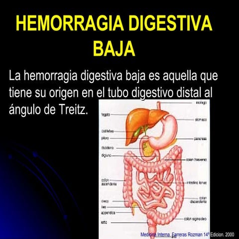 hemorragia digestiva baja