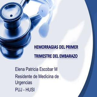 Hemorragia de I trimestre