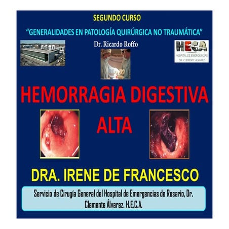 HEMORRAGIA DIGESTIVA ALTA