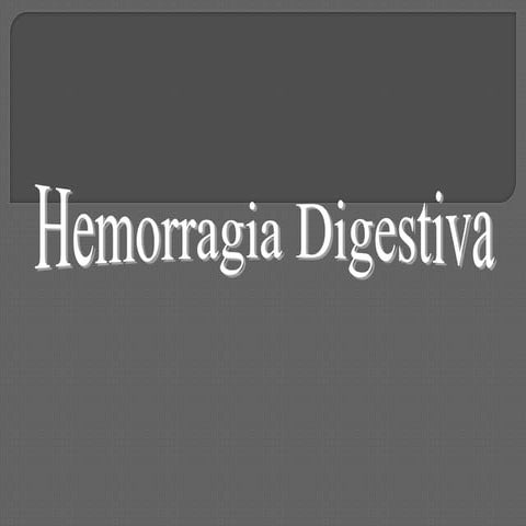 Hemorragiasdigestivas