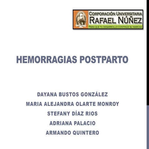 Hemorragias postparto