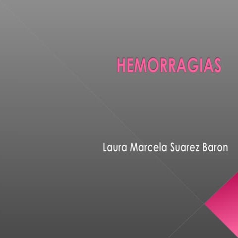 Hemorragias primeros auxilios