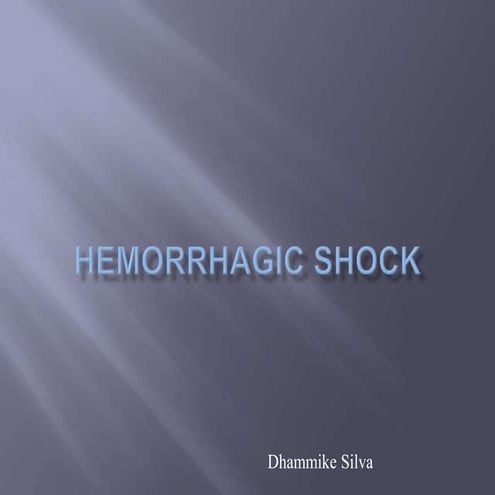 Hemorrhagic Shock