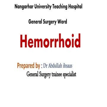 Hemorrhoid 