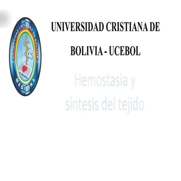 ESTUDIO  Hemostasia y síntesis del tejido.pptx