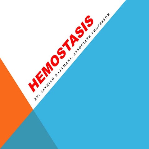 Hemostasis basic information