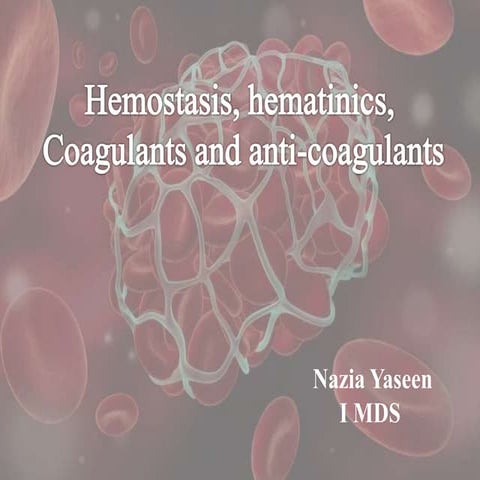 Hemostasis
