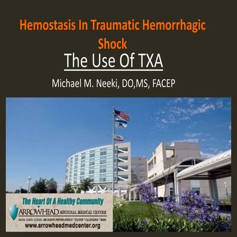 Hemostasis in txa