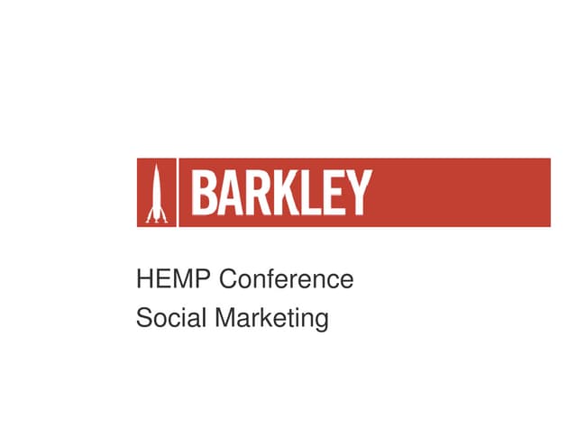 Social Marketing