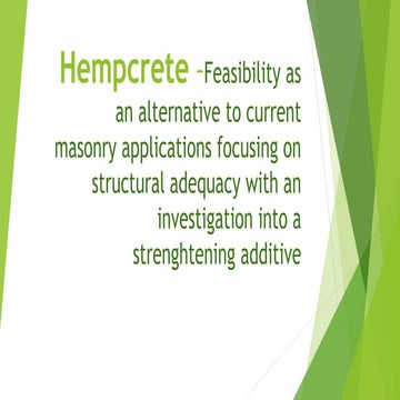 Hempcrete presentation