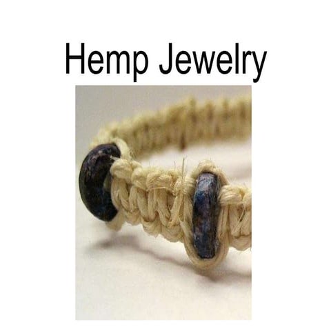 Hemp Jewelry PowerPoint