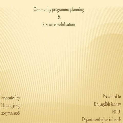 Hemraj community ppt