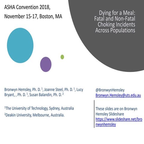 Dying for a meal: Fatal and non-fatal choking on food across populations