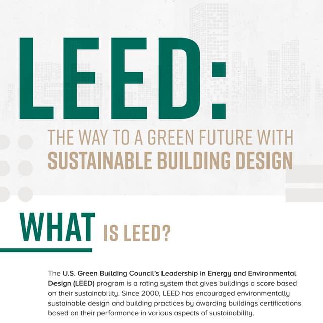 LEED: Sustainable Building Design | PDF
