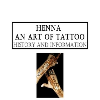 Henna presentation
