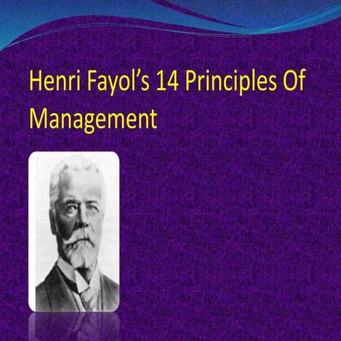 Henri fayols14-principles-of-management