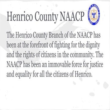 Henrico county naacp leadership timeline