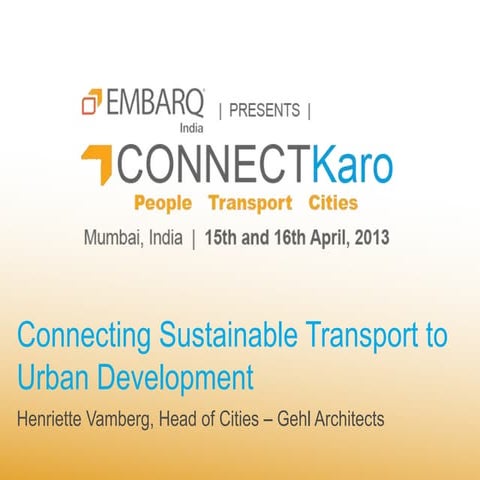 Henriette vamberg   opening session - connect karo