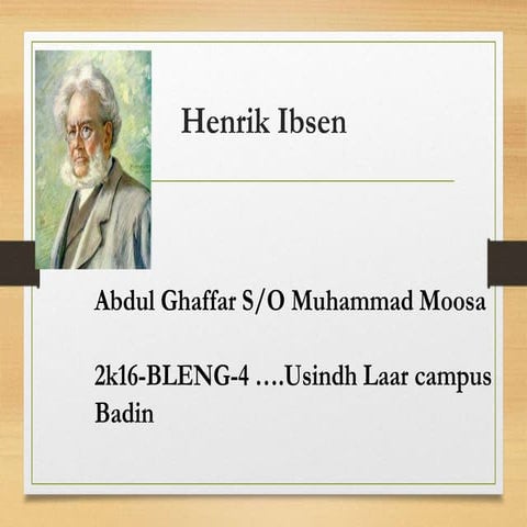 Henrik ibsen