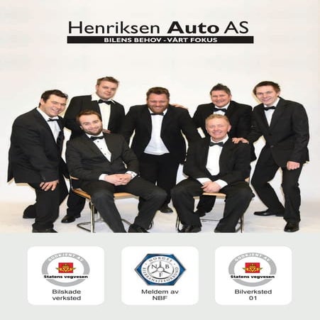 Henriksen Auto -  Brosjyre 2016