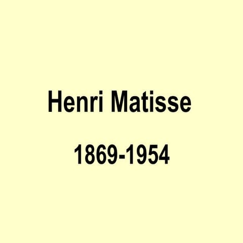 Henri Matisse