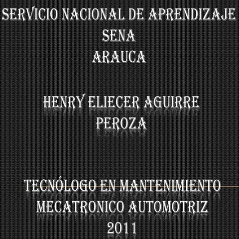 Henry eliecer aguirre peroza
