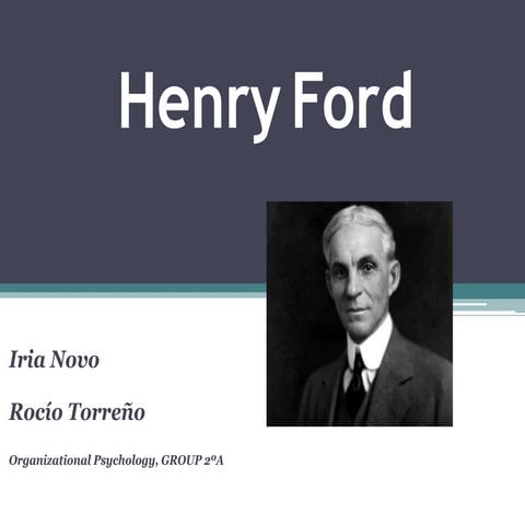 A work about Henry ford