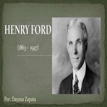 Henry Ford | PPTX
