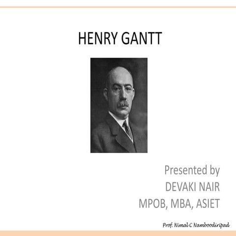Henry Gantt