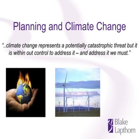 Land Use Planning Approaches to Climate Change | PDF