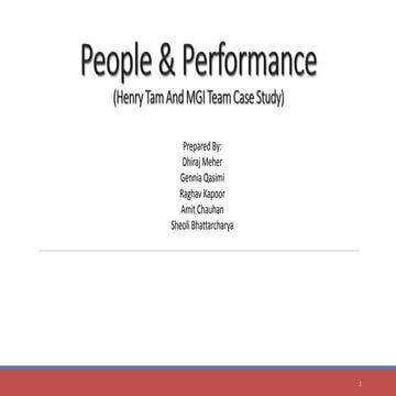 Henry tam at mgi team