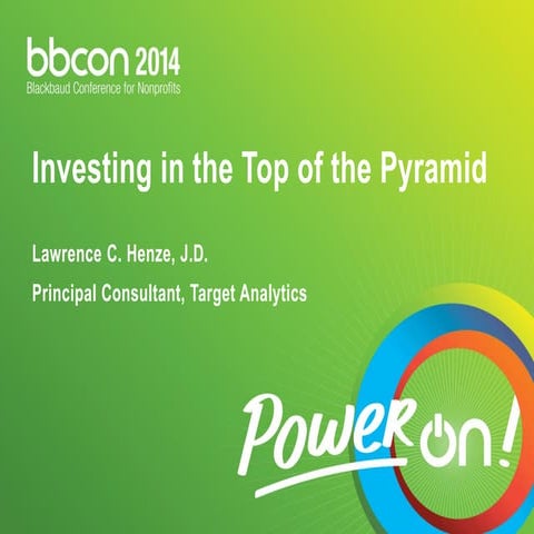 Investing in the Top of the Pyramid