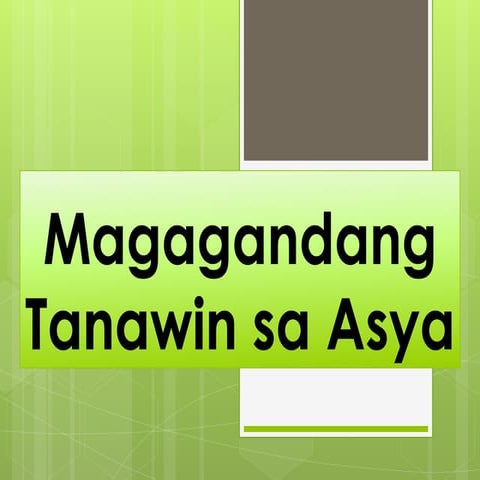 Heograpiya magagandang tanawin sa asya