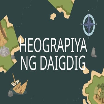 Mga sangay ng heograpiya | PPTX