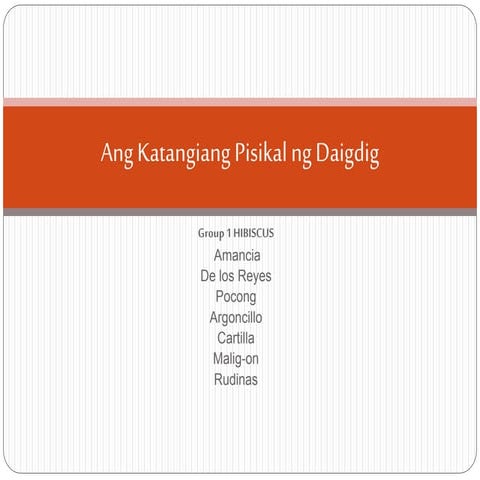 Heograpiya Ng Daigdig Pptx