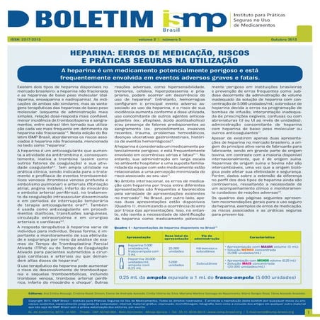 Heparina boletim ismp 21
