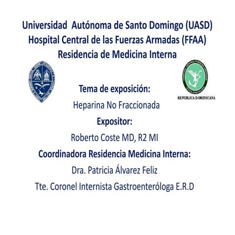 Heparina no fracionada
