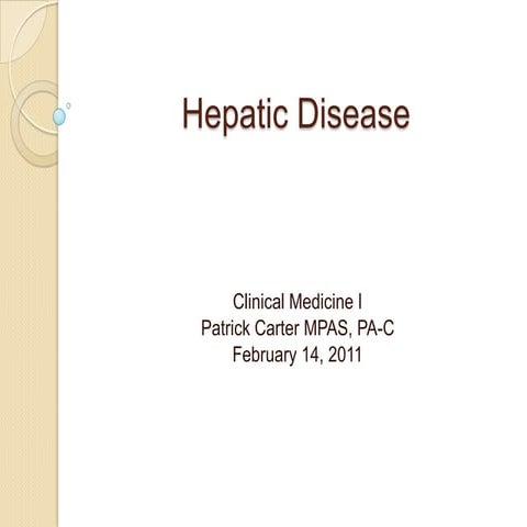 Chronic hepatitis | PPTX