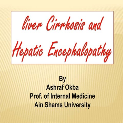 Hepatic encephalopathy
