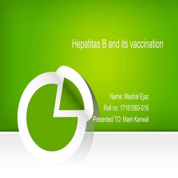Hepatitas b and its vaccination 